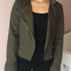Miss London Dark Green Utility Jacket